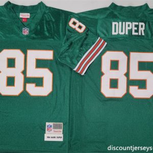 Miami Dolphins #85 Mark Duper Aqua Throwback Stitched Football Jersey