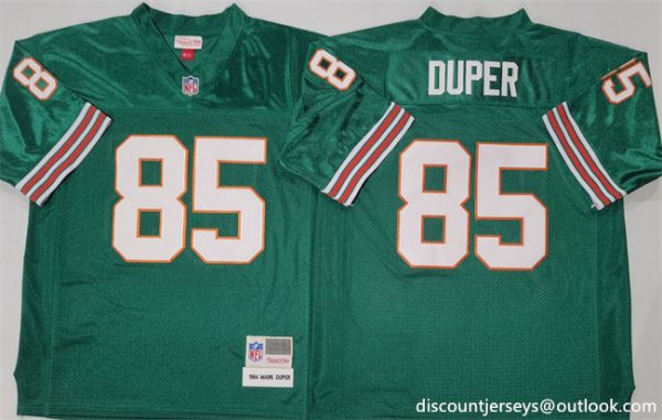 Miami Dolphins #85 Mark Duper Aqua Throwback Stitched Football Jersey