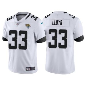 Jacksonville Jaguars #33 Devin Lloyd White Vapor Untouchable Limited Stitched Jersey