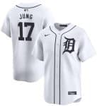 Detroit Tigers #17 Jace Jung White 2024 Home Limited Stitched Jersey