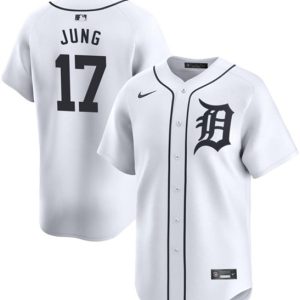 Detroit Tigers #17 Jace Jung White 2024 Home Limited Stitched Jersey