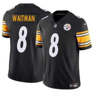 Pittsburgh Steelers #8 Corliss Waitman Black 2024 F.U.S.E. Alternate Vapor Untouchable Limited Stitched Jersey