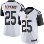 Bengals #25 Giovani Bernard White Stitched Limited Rush Nike Jersey