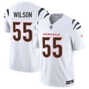 Cincinnati Bengals #55 Logan Wilson White 2025 F.U.S.E. Vapor Untouchable Limited Stitched Jersey