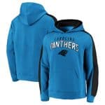 Carolina Panthers Blue Game Time Arch Pullover Hoodie
