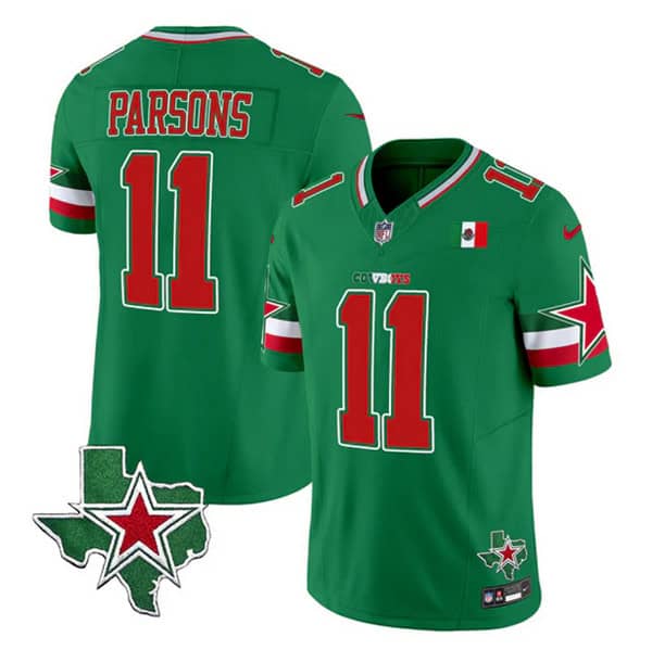 Dallas Cowboys #11 Micah Parsons Green 2024 F.U.S.E. Mexico Vapor Untouchable Limited Stitched Jersey