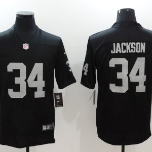 Raiders #34 Bo Jackson Black Vapor Untouchable Player Limited Jersey