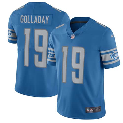 Lions #19 Kenny Golladay Blue Vapor Untouchable Limited Stitched Jersey