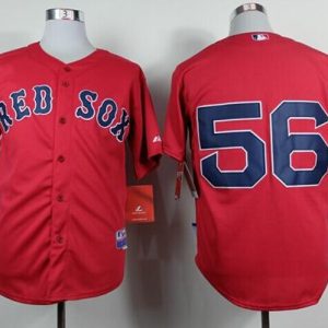 Red Sox #56 Joe Kelly Red Cool Base Stitched Jersey