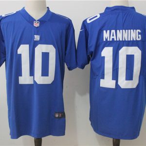 New York Giants #10 Eli Manning Royal Blue Team Color Stitched Vapor Untouchable Limited Nike Jersey