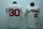 Angels Of Anaheim #30 Nolan Ryan Stitched Cream Jersey