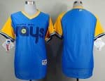 Rays Blank Light Blue 1988 Turn Back The Clcok Stitched Jersey