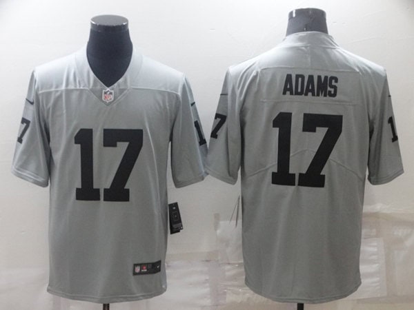 Las Vegas Raiders #17 Davante Adams Grey Limited Stitched Jersey