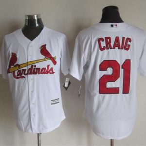 Cardinals #21 Allen Craig White New Cool Base Stitched Jersey