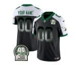 Philadelphia Eagles Custom Black White 2023 F.U.S.E. Throwback Vapor Untouchable Limited Stitched Jersey