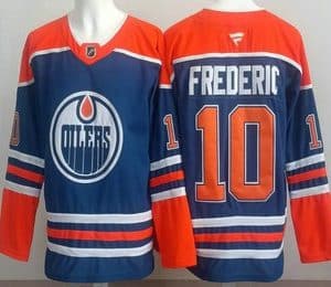 Edmonton Oilers #18 Zach Hyman Blue Authentic Jersey
