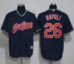 Indians #26 Mike Napoli Navy Blue New Cool Base Stitched Jersey
