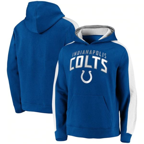 Indianapolis Colts Blue Game Time Arch Pullover Hoodie