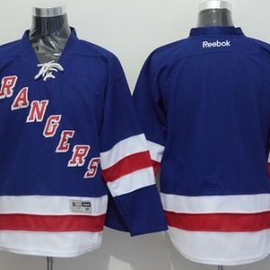 Rangers Blank Blue Stitched Jersey