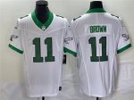 Philadelphia Eagles #11 A. J. Brown White 2023 F.U.S.E. Vapor Untouchable Stitched Jersey