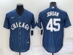 Chicago White Sox #45 Michael Jordan Navy Cool Base Stitched Jersey