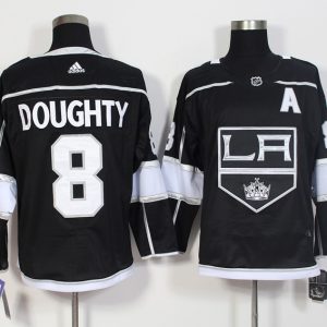 Los Angeles Kings #8 Drew Doughty Black Stitched Adidas Jersey