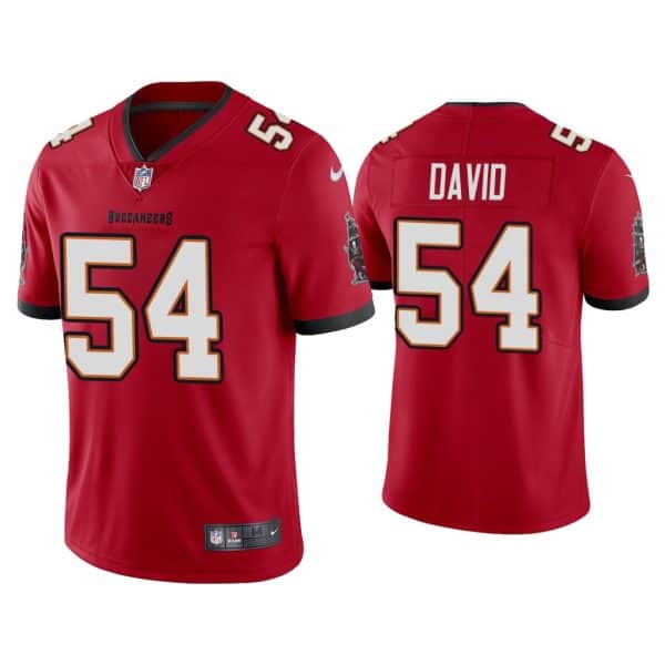 Tampa Bay Buccaneers #54 Lavonte David 2020 Red Vapor Untouchable Limited Stitched Jersey