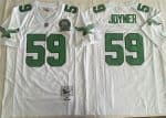 Philadelphia Eagles #59 Seth Joyner White Throwback Stitched Football Jersey