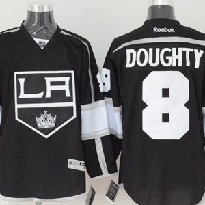 Kings #8 Drew Doughty Black Home Stitched Jersey