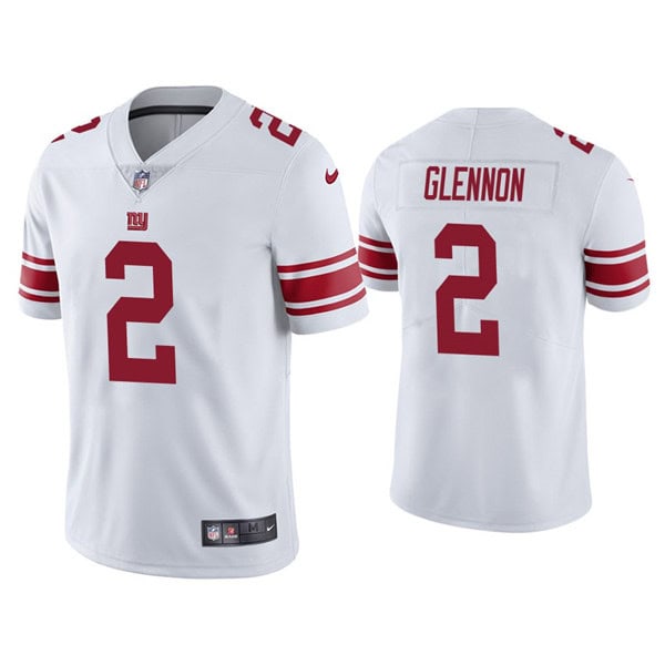 New York Giants #2 Mike Glennon White Vapor Untouchable Limited Stitched Jersey