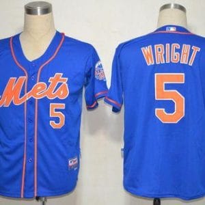Mets #5 David Wright Blue Alternate Home Cool Base Stitched Jersey