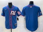 National League St. Louis Cardinals Blank Blue 2025 All-Star Edition Limited Stitched Jersey