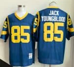 Los Angeles Rams #85 Jack Youngblood Royal Throwback Football Stitched Jersey