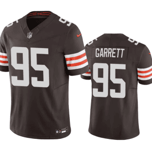 Cleveland Browns #95 Myles Garrett Brown 2023 F.U.S.E. Vapor Untouchable Limited Stitched Jersey
