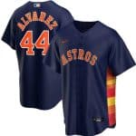 Houston Astros Navy #44 Yordan Alvarez Cool Base Stitched Jersey