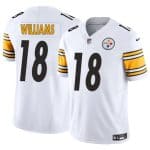 Pittsburgh Steelers #18 Mike Williams White 2024 F.U.S.E. Vapor Untouchable Limited Stitched Jersey