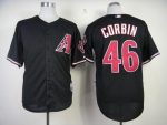 Diamondbacks #46 Patrick Corbin Black Cool Base Stitched Jersey