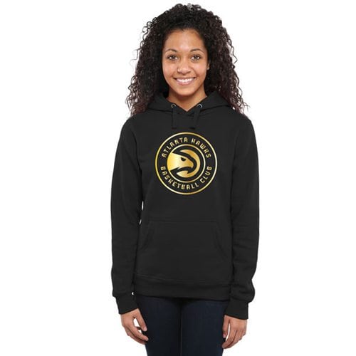 Atlanta Hawks Gold Collection Pullover Hoodie Black