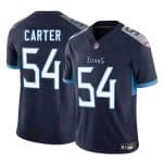 Tennessee Titans #54 Lorenzo Carter Navy 2025 F.U.S.E. Vapor Limited Stitched Jersey