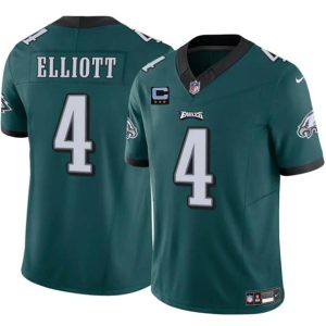 Philadelphia Eagles #4 Jake Elliott Green 2024 F.U.S.E. With 3-Star C Patch Vapor Untouchable Limited Stitched Jersey