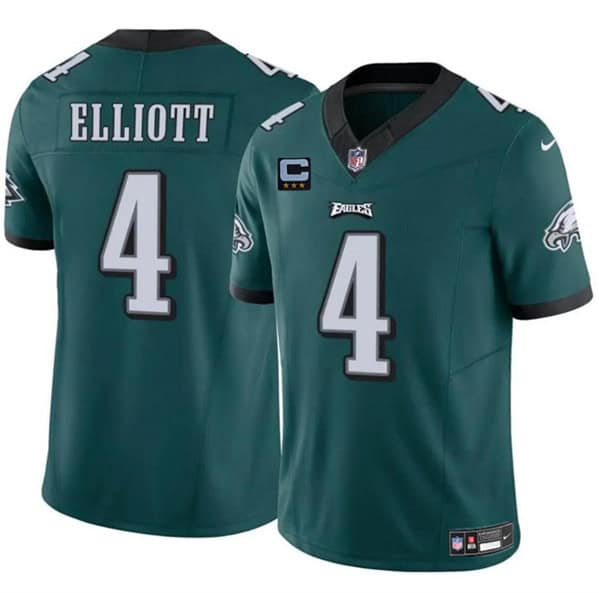 Philadelphia Eagles #4 Jake Elliott Green 2024 F.U.S.E. With 3-Star C Patch Vapor Untouchable Limited Stitched Jersey