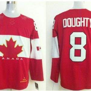 Olympic 2014 CA. #8 Drew Doughty Red Stitched Jersey