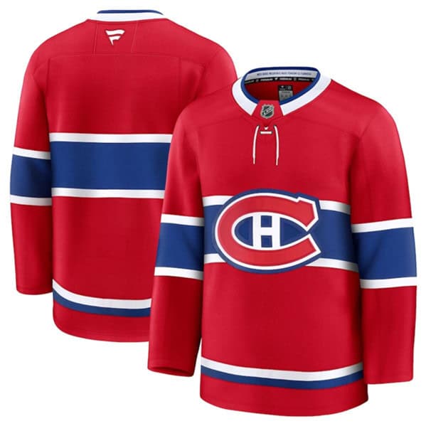 Montreal Canadiens Blank Red 2024-25 Home Stitched Jersey
