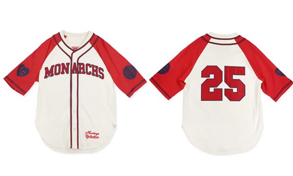 Kansas City Monarchs #25 White Stitched Jersey