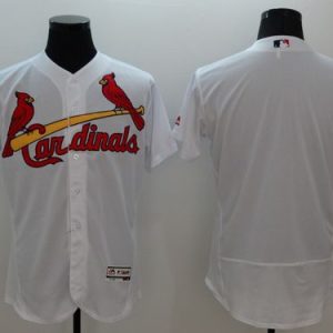Cardinals Blank White Flexbase Authentic Collection Stitched Jersey