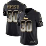 Los Angeles Rams #30 Todd Gurley II Black 2019 Smoke Fashion Limited Stitched Jersey