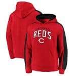 Cincinnati Reds Red Game Time Arch Pullover Hoodie Pullover Hoodie
