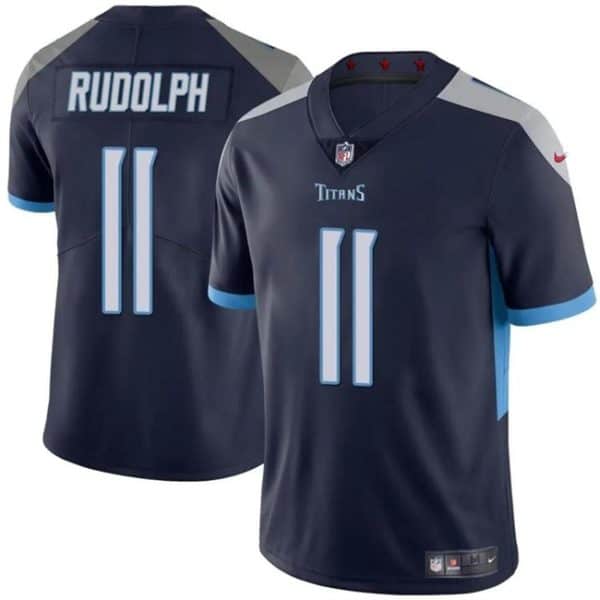 Tennessee Titans #11 Mason Rudolph Navy Vapor Limited Stitched Jersey