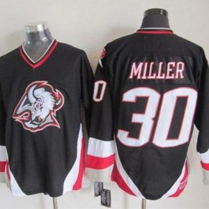 Sabres #30 Ryan Miller Black CCM Throwback Stitched Jersey