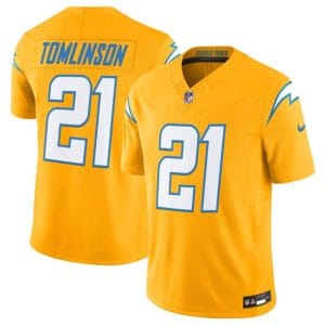 Los Angeles Chargers #21 LaDainian Tomlinson Gold 2025 F.U.S.E. Alternate Vapor Limited Football Stitched Jersey